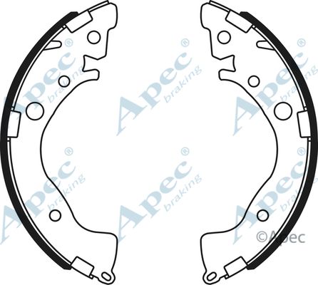 APEC BRAKING stabdžių trinkelių komplektas SHU794